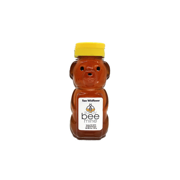 Wildflower Honey Bears - Wholesale-Honey-sandybeemine-8 oz-sandybeemine